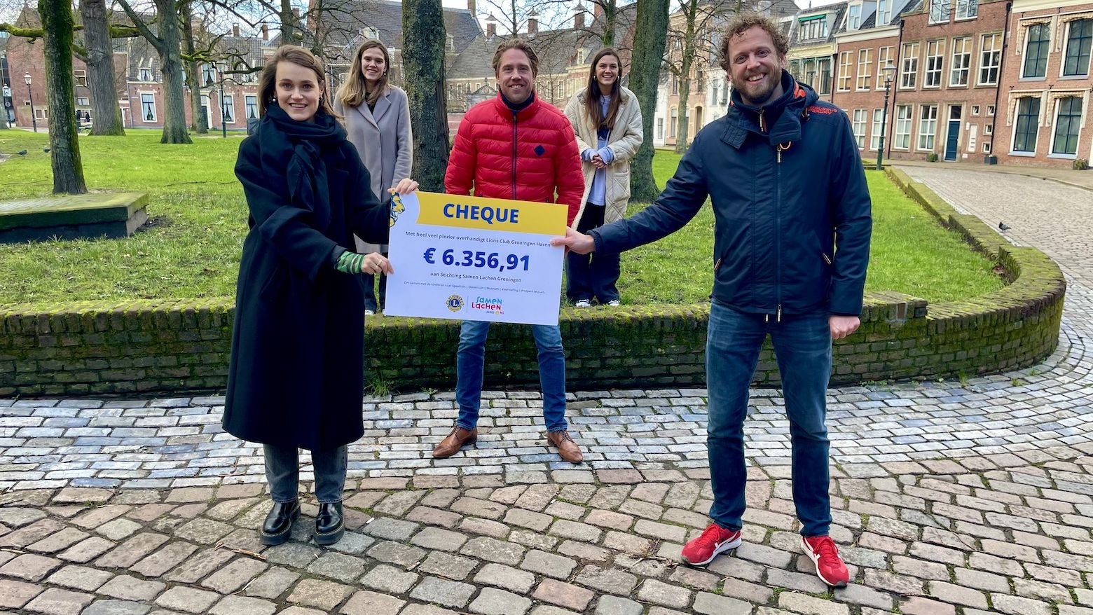 Ruim 6,5 duizend euro voor samen lachen Groningen